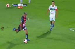 El hondureño marcó su primer gol de la temporada con el Alajuelense.