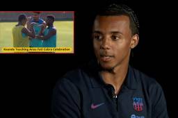 Koundé contó que festeja los goles haciendo una especia de cobra en honor a Kobe Bryant.