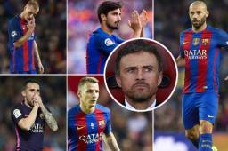 Junto a Luis Enrique se van muchos jugadores que cumplieron un ciclo y otros que no dieron el rendimiento esperado.