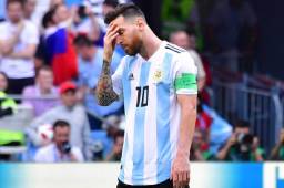Messi acumular una tarjeta amarilla en el Mundial de Rusia 2018.