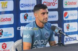 Lucas Campana habló de los nuevos retos y afirma que van a ver a un Motagua diferente. Foto: Alex Pérez