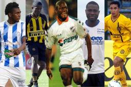 El delantero hondureño Jorge Benguché fue oficializado como nuevo jugador del Cerro Largo de la primera división de Uruguay. Estos son los catrachos que han militado en el fútbol charrúa.