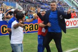 Diego Vázquez tenía en primer lugar a Motagua cuando se canceló el torneo.