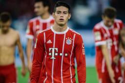 James llegó cedido en el mercado de verano al Bayern Munich.