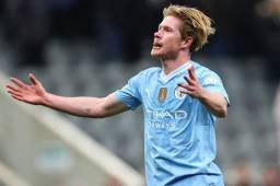 El futbolista belga regresó para hacer feliz a todos los aficionados del Manchester City.