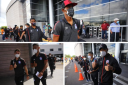 Olimpia viajó con la mayoría de su equipo estelar para sellar su pase a las semifinales de la Liga de Campeones de la Concacaf ante el Impact de Montreal. Foto: Jhony Magallanes.