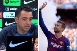 Xavi habló este viernes en conferencia de prensa sobre el retiro de su amigo y jugador, Gerard Piqué.