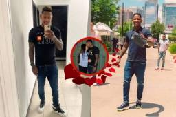 Romell Quioto compartió una fotografía besando en la mejilla a una chica, pero minutos más tarde la borró.