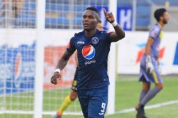 Rubilio Castillo anotó su primer gol en el Apertura 2018 con el Motagua.