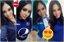 Motagua y Marathón disputan este domingo la final de ida del Clausura en Honduras en Tegucigalpa y no podés dejar de conocer a una de las aficionadas más lindas que tiene el 'Ciclón' y que además es pareja de reconocido futbolista hondureño.