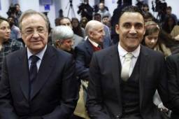 Florentino Pérez aseguró que no se ha despedido de Keylor Navas porque todavía tiene contrato con Real Madrid.