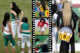 Ellas se encargan de ponerle el toque sensual a los partidos de Liga Nacional de Honduras, pero el lente de DIEZ las ha captado inadvertidas.