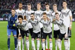 Selección de Alemania en uno de sus encuentros en fecha FIFA.