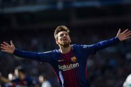 Lionel Messi sigue en solitario liderando la tabla de posiciones de la Liga de España.