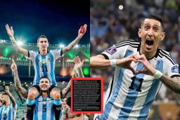 OFICIAL: Ángel Di María, campeón del mundo en Qatar 2022, confirma que se retira de la Selección Argentina