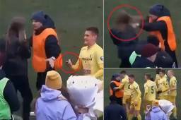 Un jugador le propuso matrimonio a su novia, pero antes casi se va a los golpes con el de seguridad.