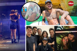 Mientras todo mundo habla del fututo del brasileño, el jugador se divierte en conciertos con una famosa cantante y en la playa con su familia. Real Madrid y Barcelona 'pujan' por quedarse con el futbolista.