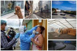 El planeta sigue en confinamiento por el coronavirus Covid-19. Las postales que deja la pandemia desde India, Nueva York, Los Ángeles hasta Bangladés.