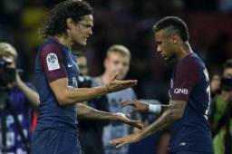 El brasileño Neymar al parecer no tiene una buena relación con Cavani en el PSG.