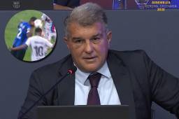 Laporta dijo que se molestaron mucho por la decisión del arbitraje en no pitar el penal de Dumfries.