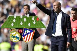 Real Madrid disputan este sábado ante el Atlético un partido donde no solo tres puntos están en juego, también el orgullo. Zidane lo sabe y por eso envía este once.