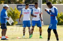 Anthony Lozano ya entrena con la selección de Honduras.