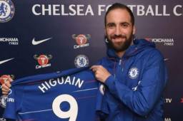 Higuaín lucirá el dorsal '9' con el Chelsea de la Premier League.