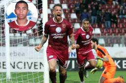 Germán Denis celebra uno de sus goles con la Reggina. En Serie A pasó por el Napoli, Atalanta y Udinese.