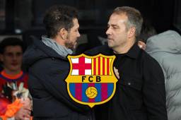 Hansi Flick ha habla de la vuelta contra el Atlético.