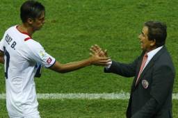 Bryan Ruiz fue entrenado por Jorge Luis Pinto en el proceso a Brasil 2014.