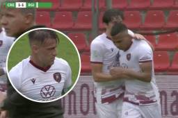 Rigo Rivas marcó su quinto gol con el Reggina gracias a un gran pas del 'Tanque' Denis.