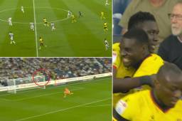 Ismaila Sarr anotó un precioso tanto desde su propio campo en el empate del Watford ante West Brom.