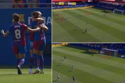 Alexia anotó un espectacular hat-trick en los primeros 45 minutos en la goleada del Barcelona sobre el Valencia.