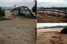 El viejo puente de Pimienta fue arrastrado por las aguas del Río Ulúa y ahora quedará solo en el recuerdo.