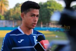 Calix rompió el silencio mientras se encuentra concentrado con la Selección Sub-20 de Honduras.