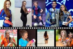 ¡Qué linda! Ella es Lieke Martens, futbolista que hoy acompañó a Cristiano Ronaldo en la gala de la Champions League donde recibió el premio a la Mejor Jugadora de la UEFA 2017.