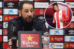 Machín habló de la importancia de tener a Lozano en el Girona.