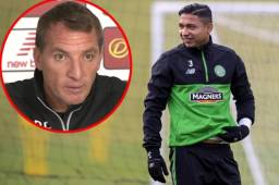 El hondureño Emilio Izaguirre se quedó en el Celtic gracias a que el entrenador, Brendan Rodgers, le confió que contaría con él y ahora es titular. Foto cortesía