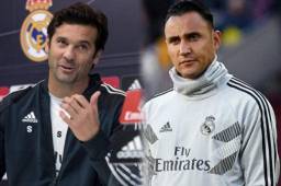 Santiago Solari habló de la situación que vive Keylor Navas en el Real Madrid.