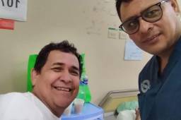 Nahún Espinoza se recupera tras la cirugía cardíaca. Ya salió del hospital en Tegucigalpa.