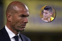 James Rodríguez no ha contado para Zinedine Zidane en el Real Madrid.