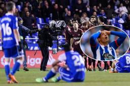 Tras tres temporadas en el Depor, Borges consuma su primer descenso en España.