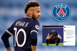 Neymar Jr junto al PSG fueron eliminados el martes en semifinales de la Champions League por el Manchester City.
