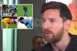 Lionel Messi se vio sorprendido en varios partidos vomitando.