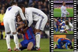 Real Madrid hizo su negocio en el Camp Nou al empatar 1-1 con Barcelona. Estas son las imágenes que la televisión no mostró del Clásico español. Fotos AFP y EFE