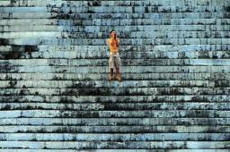 Oliveira fue el único hincha en las graderías que fue testigo del triunfo del Angra Dos Reis.