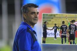 Diego Vázquez aduce que la expulsión de Emilio Izaguirre fue 'rigurosa'. FOTO: Ronald Aceituno