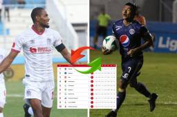 Tabla de posiciones en Honduras: Motagua tras la caza de Olimpia luego del empate contra Real España