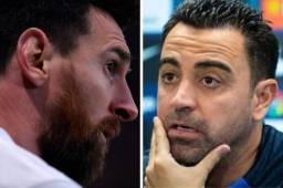 Xavi fue preguntado de forma constante por Leo Messi en rueda de prensa.