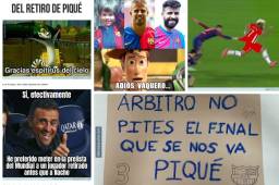 Estos son los memes que dejó la despedida de Gerard Piqué del FC Barcelona. El jugador se va del fútbol a sus 35 años.